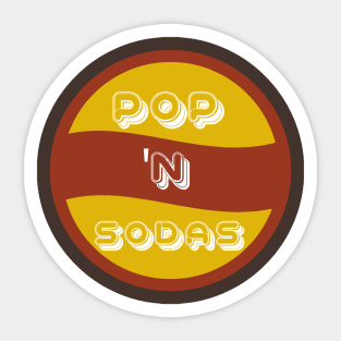 Pop 'N Sodas Sticker